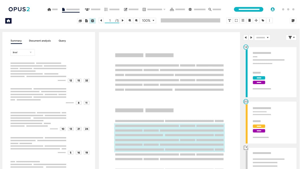 Opus 2 legal software
