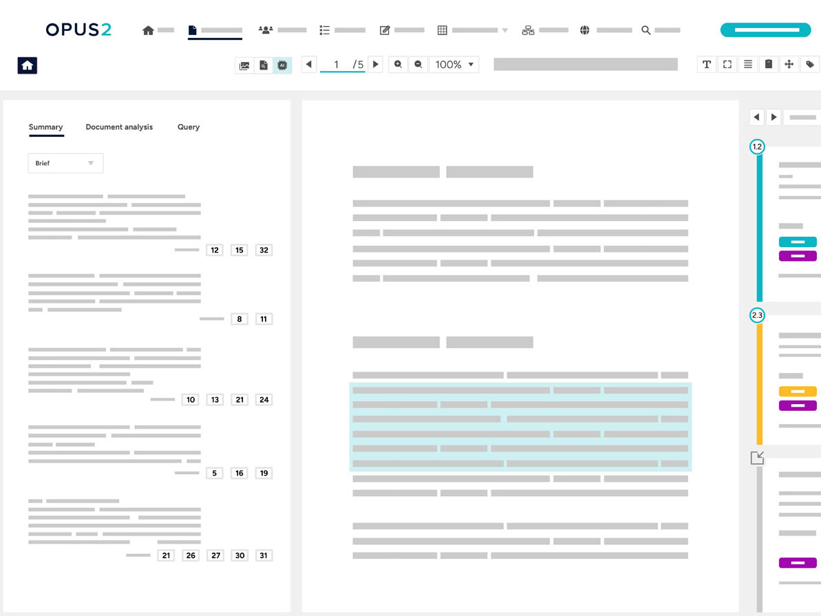 Opus 2 legal software